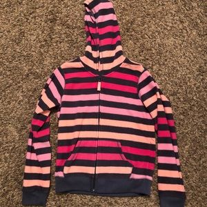 Old Navy Girls 10-12 fleece zipup hoodie w pockets